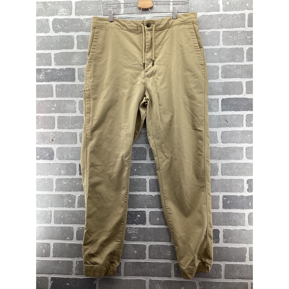 Patagonia Organic Cotton Gi Pant Mens Large Khaki Tan Jogger Climbing Hiking 30"